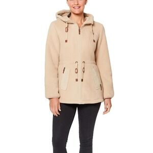 Koolaburra by Ugg Women's Long-Sleeve Outerwear Jacket Cream medium
